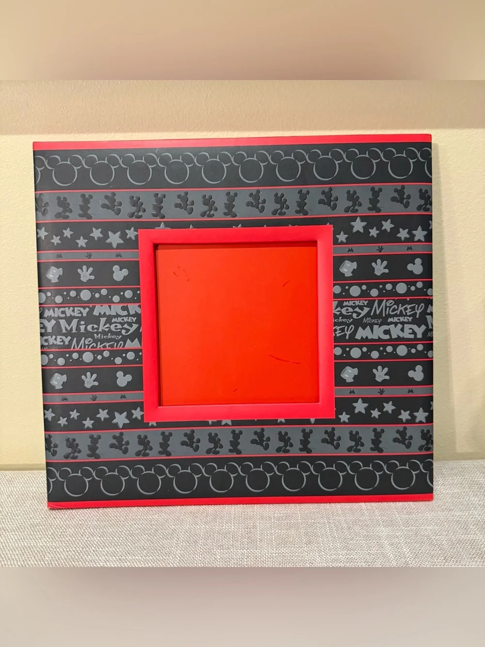Sandylion Disney Mickey Mouse Photo Album Scrapbook Red Black 12x12